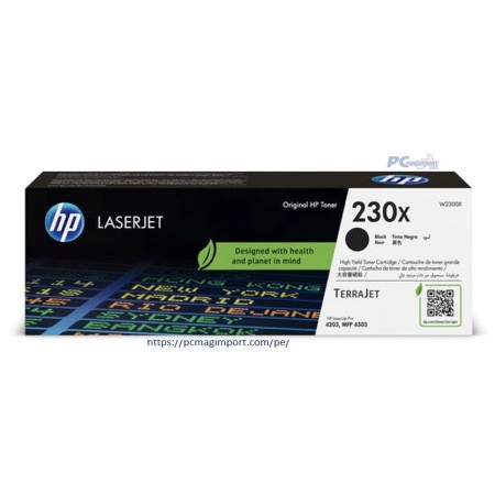 TONER HP 230X BLACK W2300X Laserjet Pro 4203, Mfp 4303