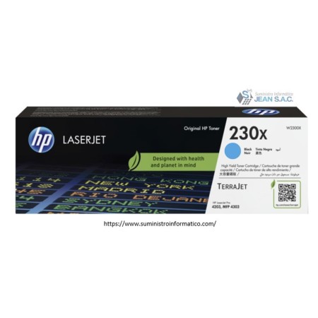TONER HP 230X CYAN W2300A Laserjet Pro 4203, Mfp 4303