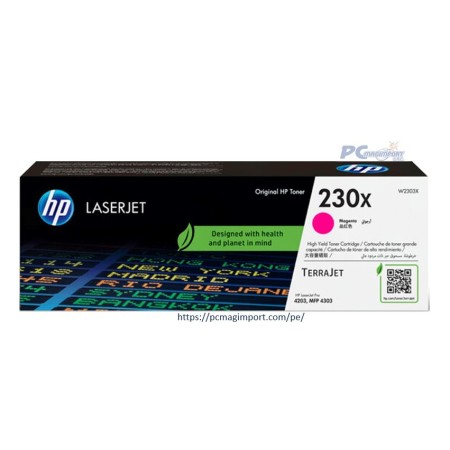 TONER HP 230X MAGENTA W2303X Laserjet Pro 4203, Mfp 4303