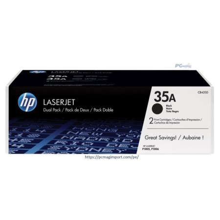 TONER HP CB435AD (35AD) DUAL PACK   L.J. P1005