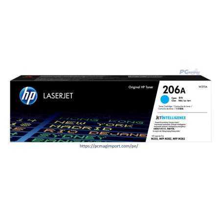 TONER HP 206A W2111A CYAN  1,250 PAGINAS