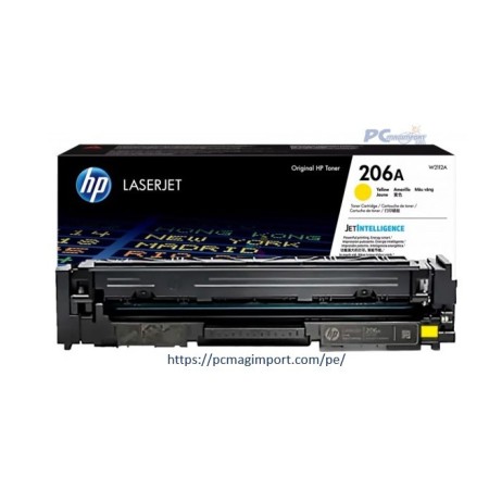 TONER HP 206A W2112A Yellow 1,250 PAGINAS