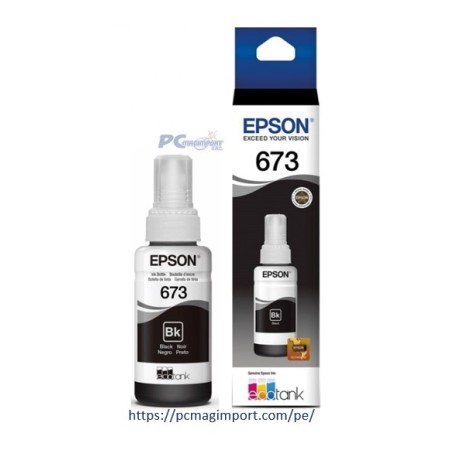 TINTA EPSON T673120 BLACK  ECOTANK 70ML