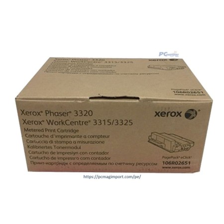 TONER XEROX 106R02651 BLACK Para 3320, 3315, 3325