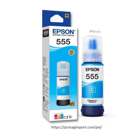 Tinta Epson ET L8160 Original T555220 Cyan