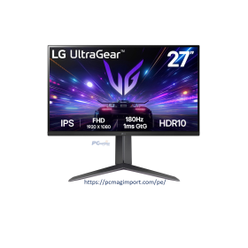 MONITOR LG GAMING ULTRAGEAR 27GS65F-B 27 IPS FHD 180HZ/ 1MS/ HDMI/ DP/ HP-OUT