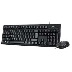 TECLADO GENIUS + MOUSE KM-100SE AI COPILOT USB SP BLACK