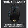 MOUSE LOGITECH G203 LIGHTSYNC OPTICAL 8000 DPI RGB