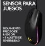 MOUSE LOGITECH G203 LIGHTSYNC OPTICAL 8000 DPI RGB