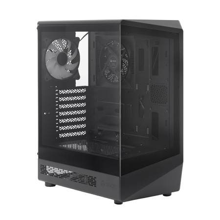 Case Gamer Teros TE-1321G, Mid Tower, USB 3.0 / USB 2.0, Audio, Ventilador ARGB, Negro