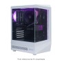Case gamer TEROS TE-1322G, Mid Tower, USB 3.0 / USB 2.0, audio, ventilador ARGB, blanco