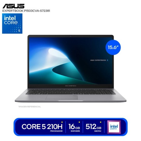 LAPTOP ASUS ExpertBook P1503CVA-S72381 (Core 5 210H)