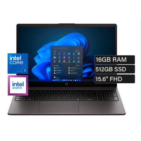 Laptop HP 250R G10 15.6" Intel Core 7 150U 16GB SSD512GB FREE D2DX8AT