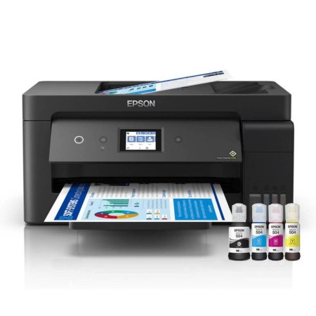Impresora Multifuncional Epson EcoTank L14150 Wifi/Ethernet, inyección, con tanques de tinta